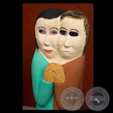 PAREJA BAILANDO - Obra de PRISCILIANO CANDIA
